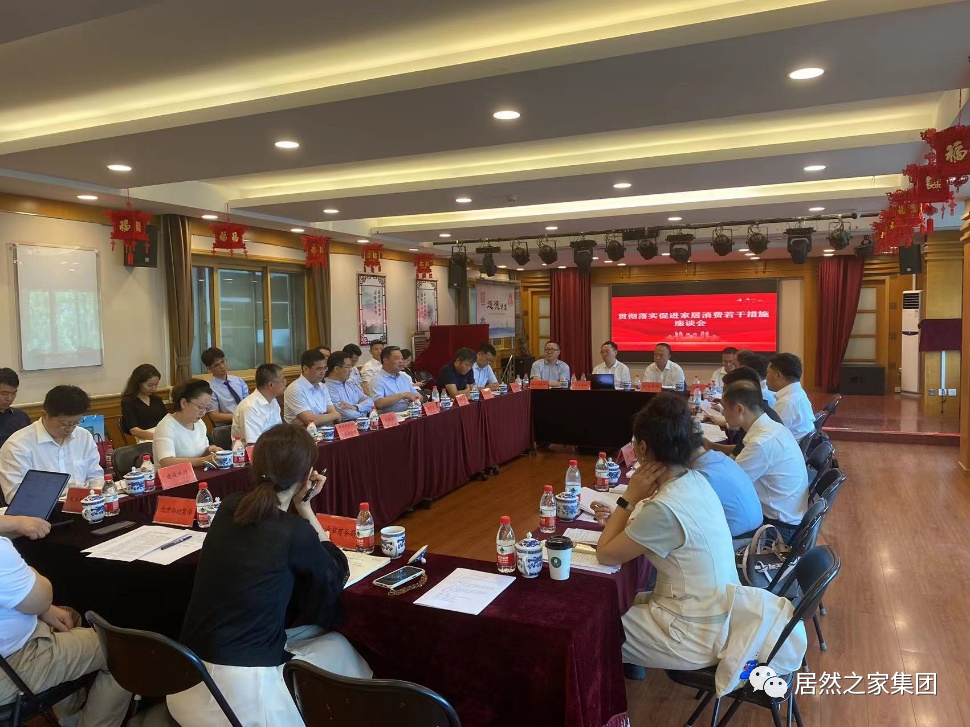 汪林朋董事长出席商务部贯彻落实推进家居消费若干措施座谈会